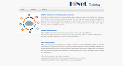 Desktop Screenshot of hinet-tech.com