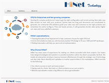 Tablet Screenshot of hinet-tech.com
